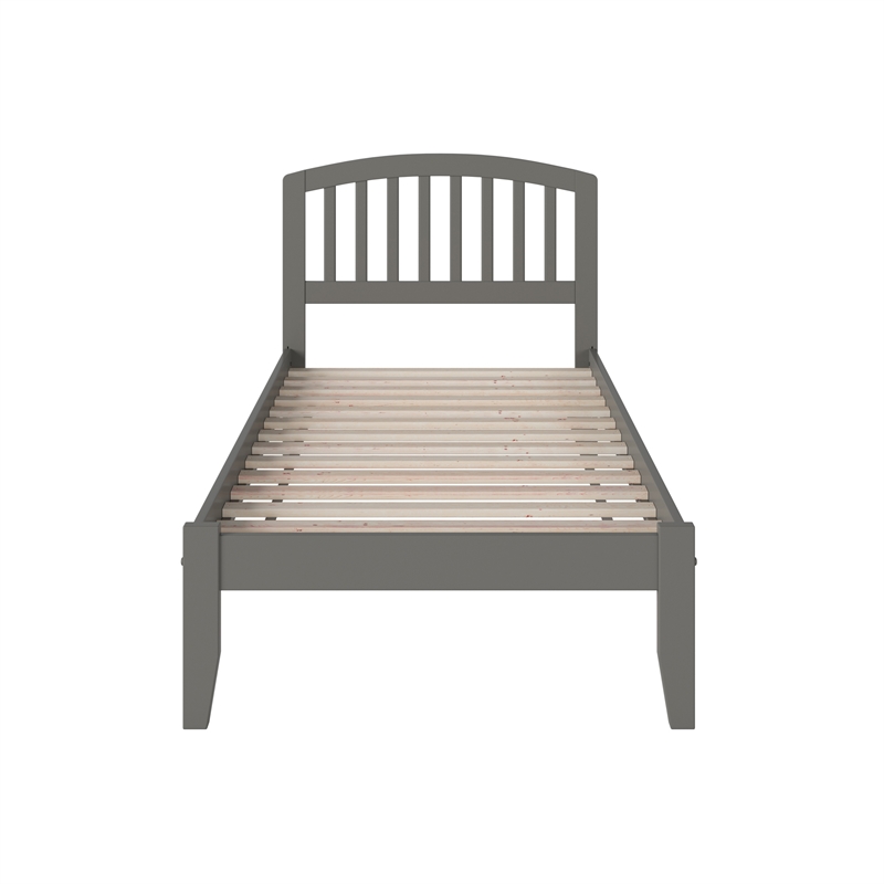 Richmond Twin XL Solid Wood Platform Bed in Grey