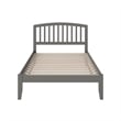 Richmond Full Solid Wood Platform Bed in Grey