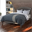 Richmond Full Solid Wood Foundation Bed in Grey
