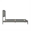 Richmond Full Solid Wood Foundation Bed in Grey