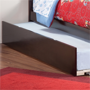 AFI Urban Solid Wood Mid-Century Full Size Trundle in Espresso