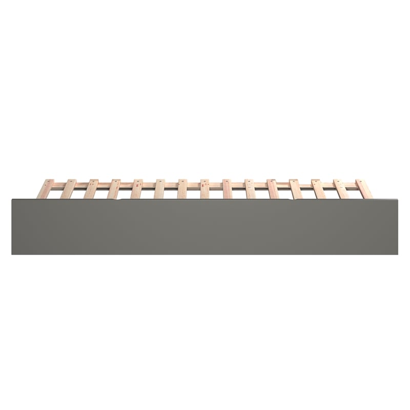 AFI Urban Full Size Solid Wood Mid-Century Modern Trundle in Gray