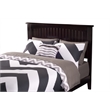 AFI Nantucket Full Solid Wood Bed with Full Trundle in Espresso