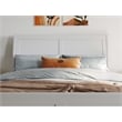 Portland Full Wood Platform Bed with Matching Footboard & Full Trundle in White