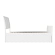 Portland Full Wood Platform Bed with Matching Footboard & Full Trundle in White