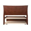 AFI Metro Full Solid Wood Bed with Twin Trundle and USB Charger in Walnut