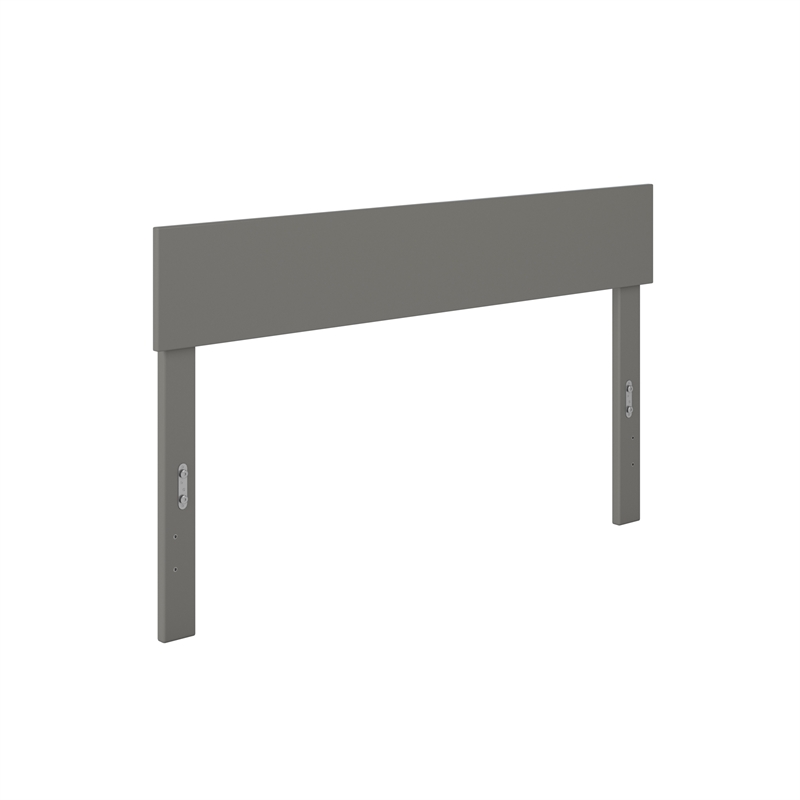 AFI Boston Solid Wood Full Size Contemporary Headboard in Gray