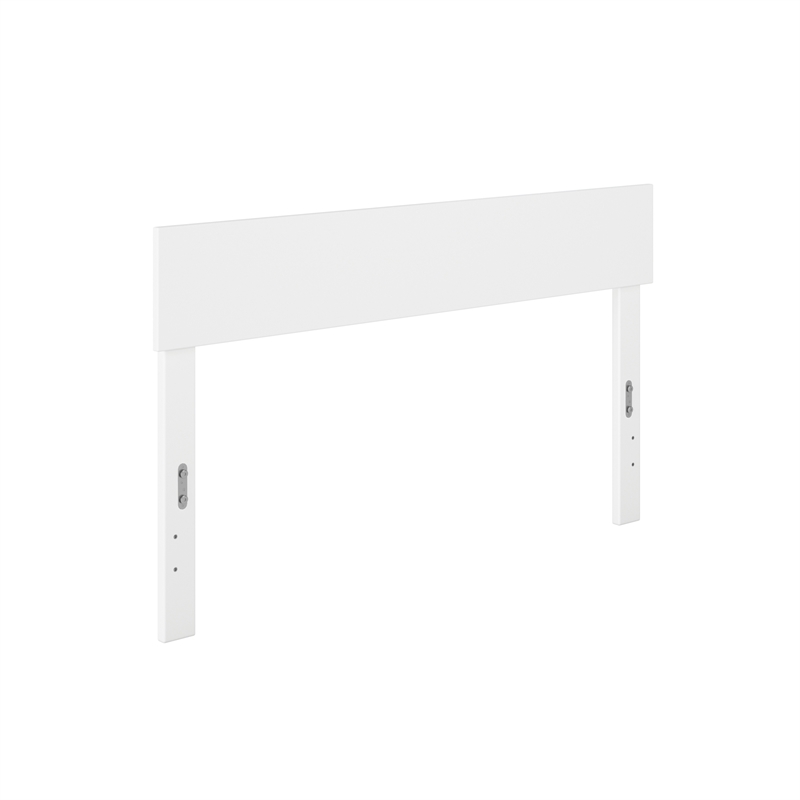 AFI Boston Solid Wood Full Size Contemporary Headboard in White