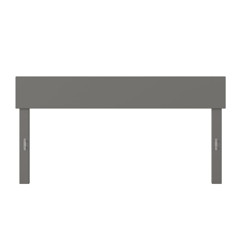 AFI Boston Solid Wood Queen Size Contemporary Headboard in Gray