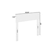 AFI Boston Solid Wood Twin Size Modern Headboard in White