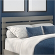 AFI Oxford Solid Wood Queen Size Modern Headboard with USB Charger in Gray