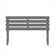 AFI Oxford Solid Wood Queen Size Modern Headboard with USB Charger in Gray