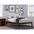 AFI Colorado Solid Wood Full Size Modern Platform Bed in Walnut