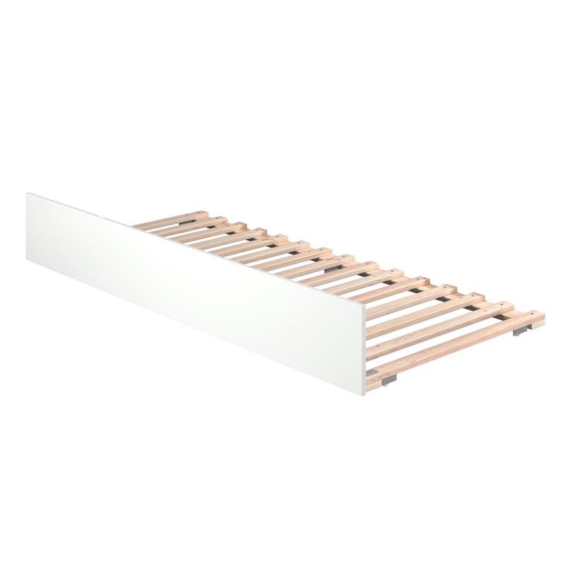 AFI Urban Twin XL Solid Wood Mid-Century Panel Trundle in White