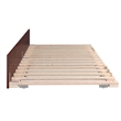 AFI Urban Twin Extra Long Solid Wood Mid-Century Trundle in Walnut