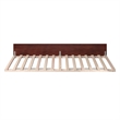 AFI Urban Twin Extra Long Solid Wood Mid-Century Trundle in Walnut