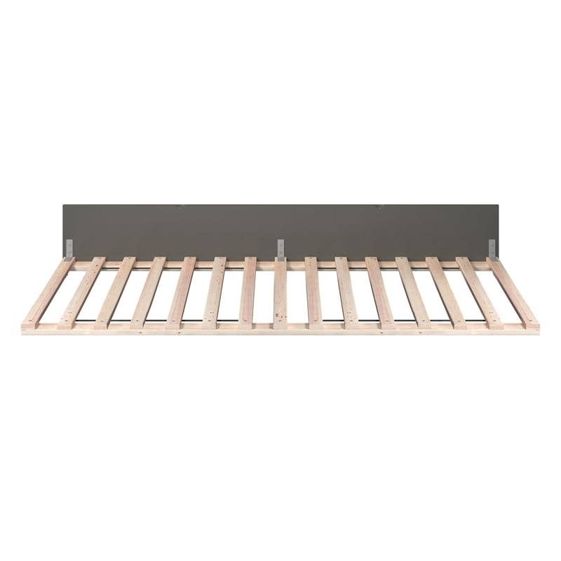 AFI Urban Twin Extra Long Solid Wood Mid-Century Trundle in Gray
