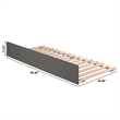 AFI Urban Twin Extra Long Solid Wood Mid-Century Trundle in Gray