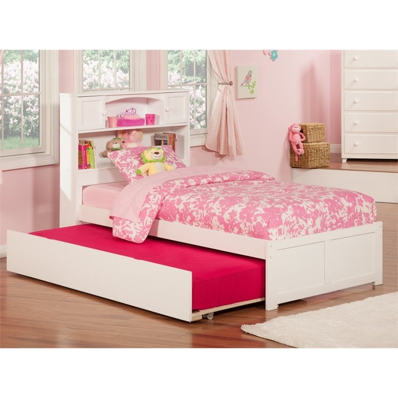 Atlantic Furniture Newport Twin Xl, Twin Xl Trundle Bed With Storage
