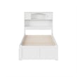 AFI Newport Twin XL Solid Wood Bed with Twin XL Trundle in White