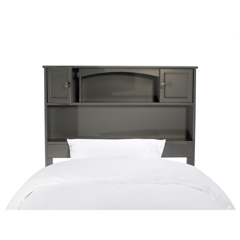 Atlantic Furniture Newport Twin XL Platform Storage Bed with Trundle in
