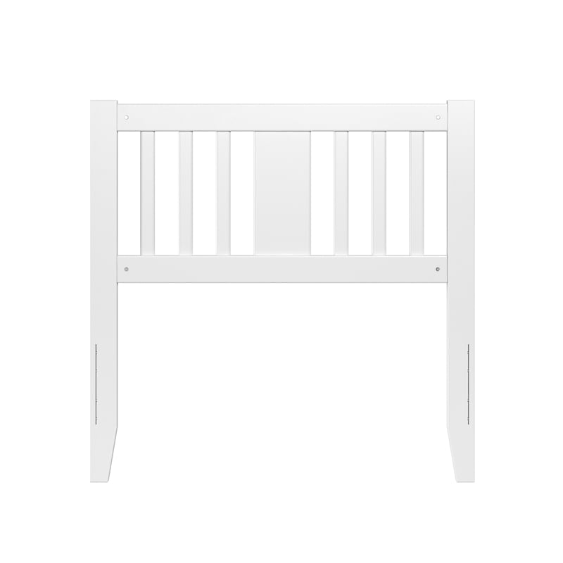 AFI Tahoe Slatted Wood Headboard Twin White