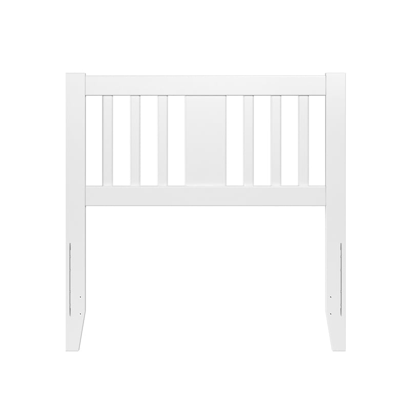 AFI Tahoe Slatted Wood Headboard Twin White