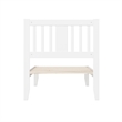 AFI Tahoe Twin Spindle Solid Wood Platform Bed in White