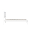 AFI Tahoe Twin Spindle Solid Wood Platform Bed in White