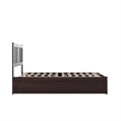 AFI Tahoe Twin Solid Wood Platform Bed with Twin Trundle in White