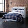 AFI Deerfield Full Solid Wood Modern Murphy Bed Chest with Mattress in White