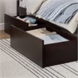 AFI Urban Twin Full Solid Wood Bed Drawers in Espresso (Set of 2)