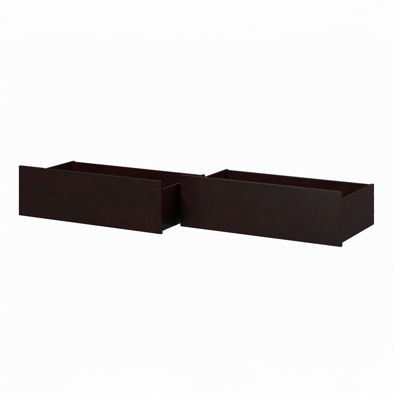 AFI Urban Twin Full Solid Wood Bed Drawers in Espresso (Set of 2)
