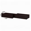 AFI Urban Twin Full Solid Wood Bed Drawers in Espresso (Set of 2)