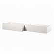 AFI Urban Queen King Solid Wood Bed Drawer in White (Set of 2)