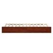 AFI Solid Wood Twin Extra Long Contemporary Trundle in Walnut