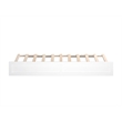 AFI Twin Sized Solid Wood Modern Trundle in White
