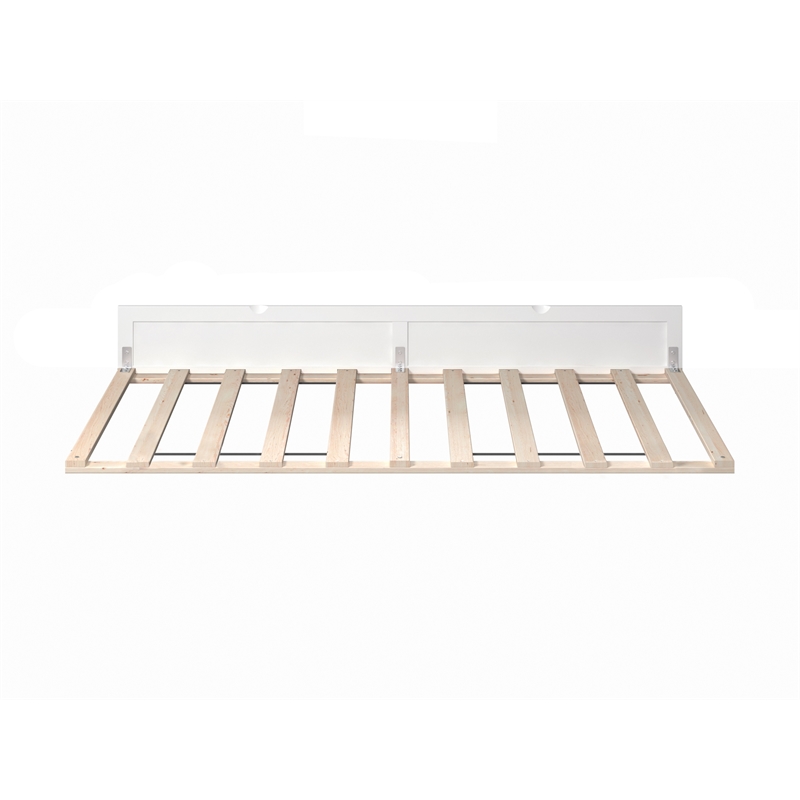 AFI Twin Sized Solid Wood Modern Trundle in White