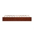 AFI Urban Solid Wood Twin Size Modern Panel Trundle in Walnut