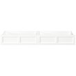 AFI Twin/Full Solid Wood Transitional Bed Drawers in White (Set of 2)