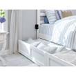 AFI Twin/Full Solid Wood Transitional Bed Drawers in White (Set of 2)