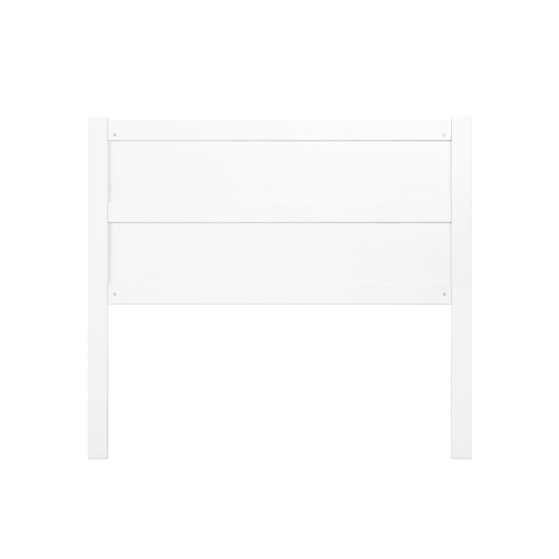 AFI NoHo Mid-Century Panel Wood Headboard Full White