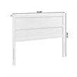 AFI NoHo Mid-Century Panel Wood Headboard Queen White