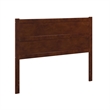 AFI NoHo Mid-Century Panel Wood Headboard Queen Walnut