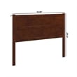 AFI NoHo Mid-Century Panel Wood Headboard Queen Walnut