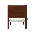 AFI NoHo Platform Solid Wood Twin Bed in Walnut