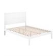 AFI NoHo Solid Wood Queen Platform Bed in White