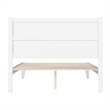 AFI NoHo Solid Wood Queen Platform Bed in White