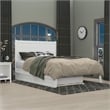AFI NoHo Coastal Wood Queen Bed with Twin XL Trundle in White