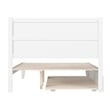 AFI NoHo Coastal Wood Queen Bed with Twin XL Trundle in White
